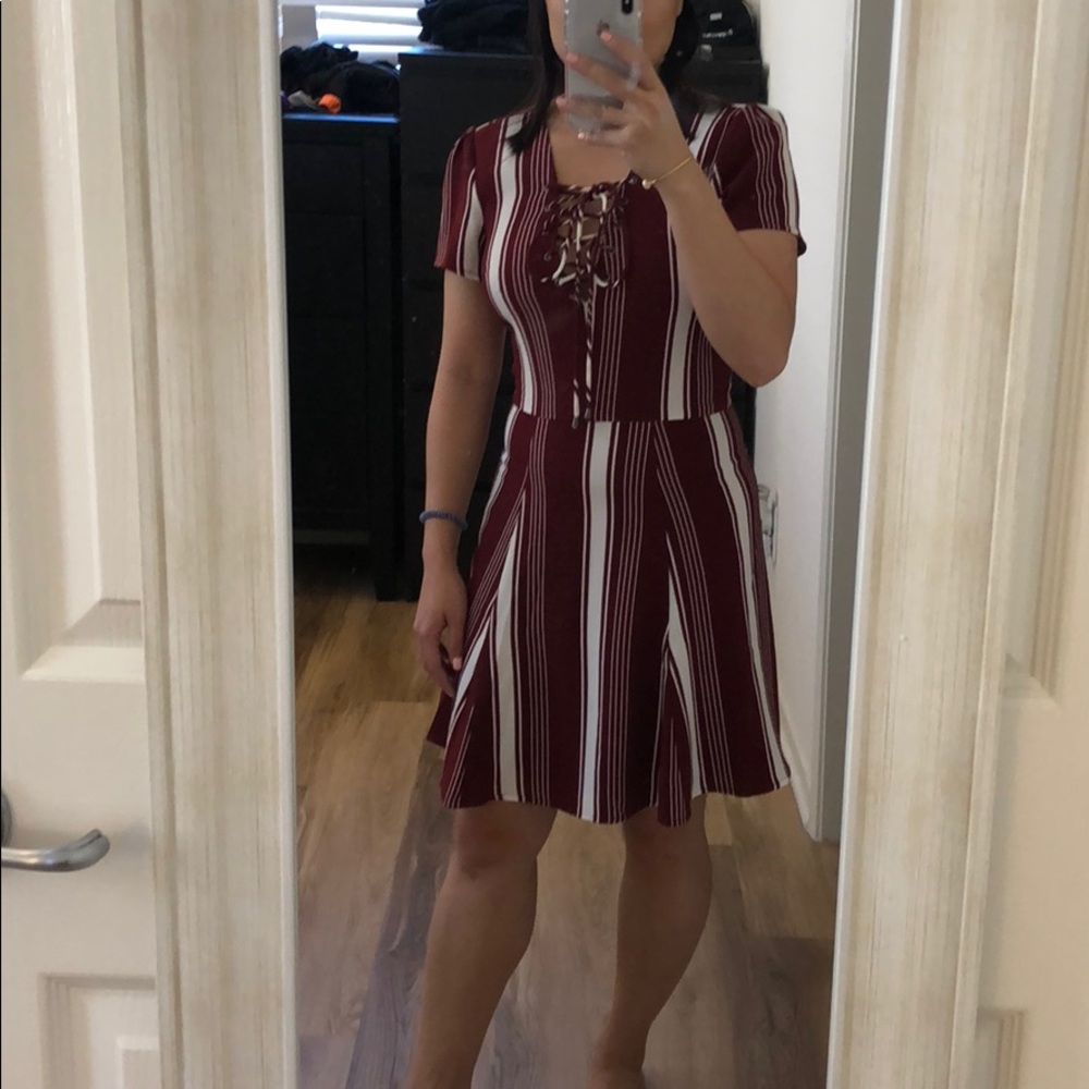 Lovers + Friends RED and WHITE dress